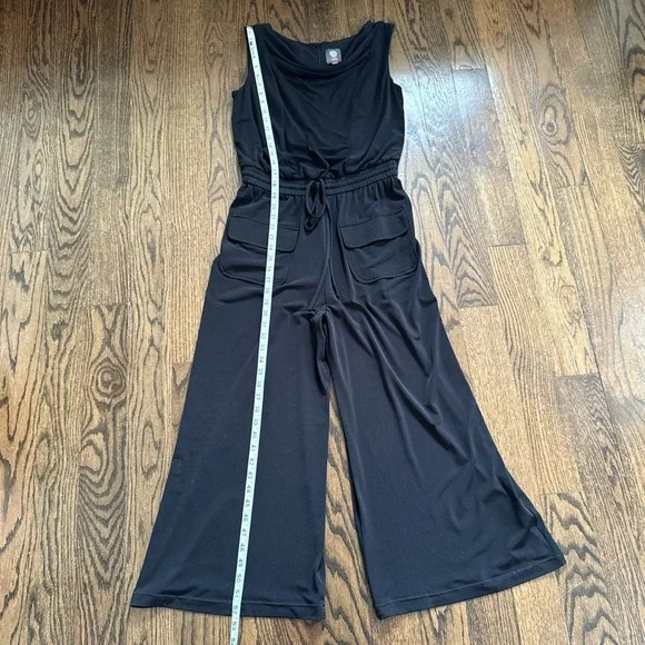 Vince‎ Camuto Black Sleeveless Wide Leg Jumpsuit Pantsuit - Picture 3 of 16
